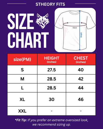 Off The Power – Mixed-Media Back Graphic Oversized T-Shirt
