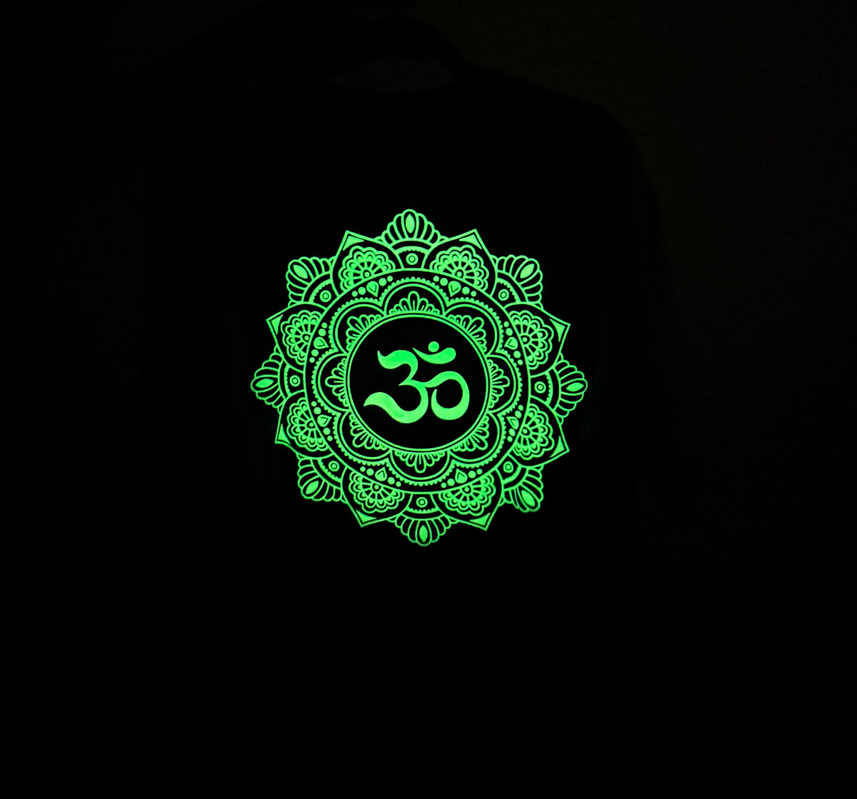Sacred Om Mandala – Radium Night Glow