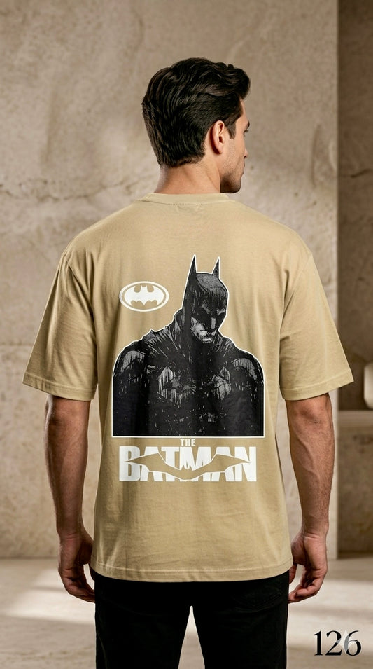 Batman beige tee