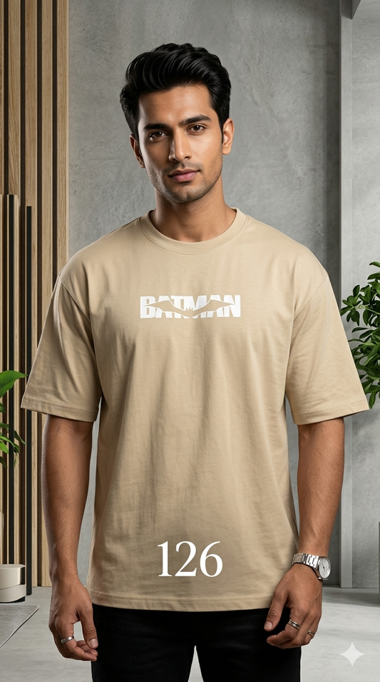 Batman beige tee