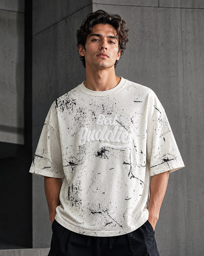 Tom and Jerry cream T-shirt – front portrait view